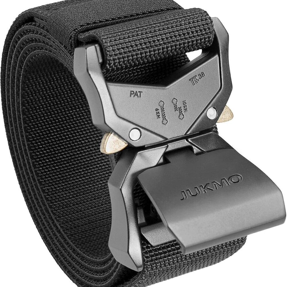 Tactical Belt Black Medium 1.5in Quick Release Hiking